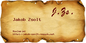 Jakob Zsolt névjegykártya